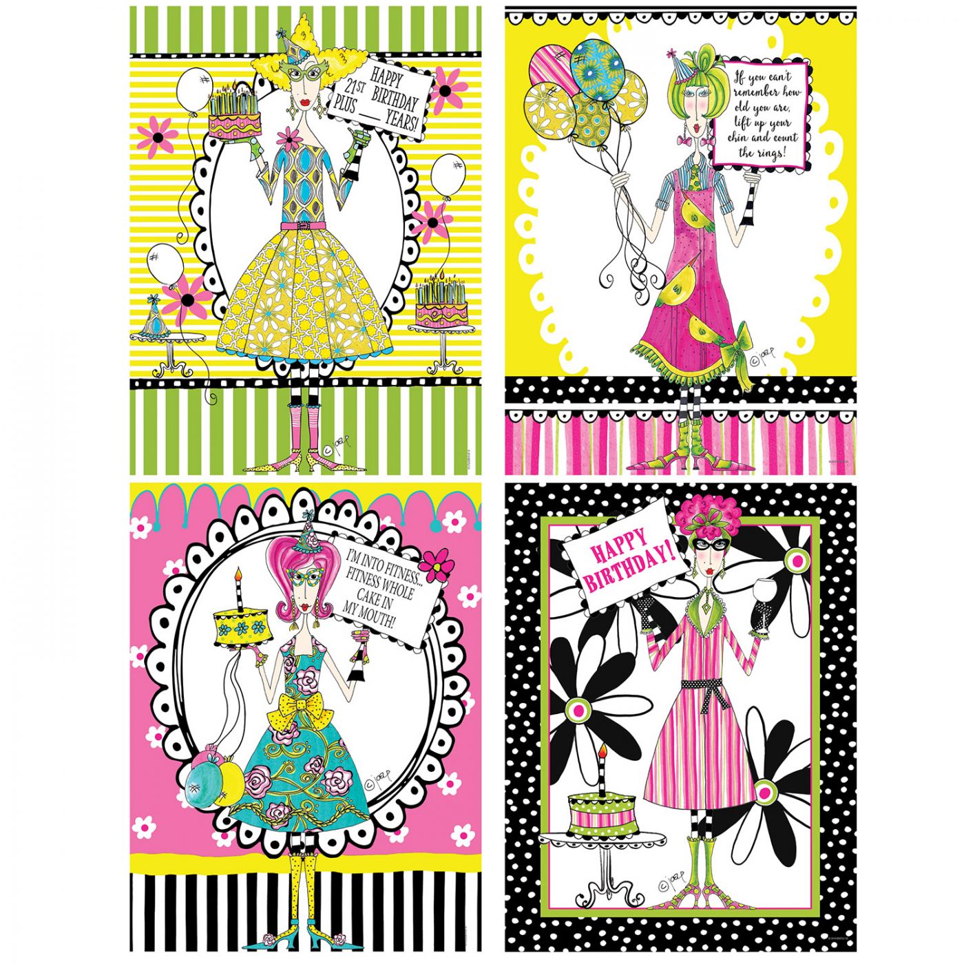Dolly Mama's Adult Celebration Poster Cutouts (12) image