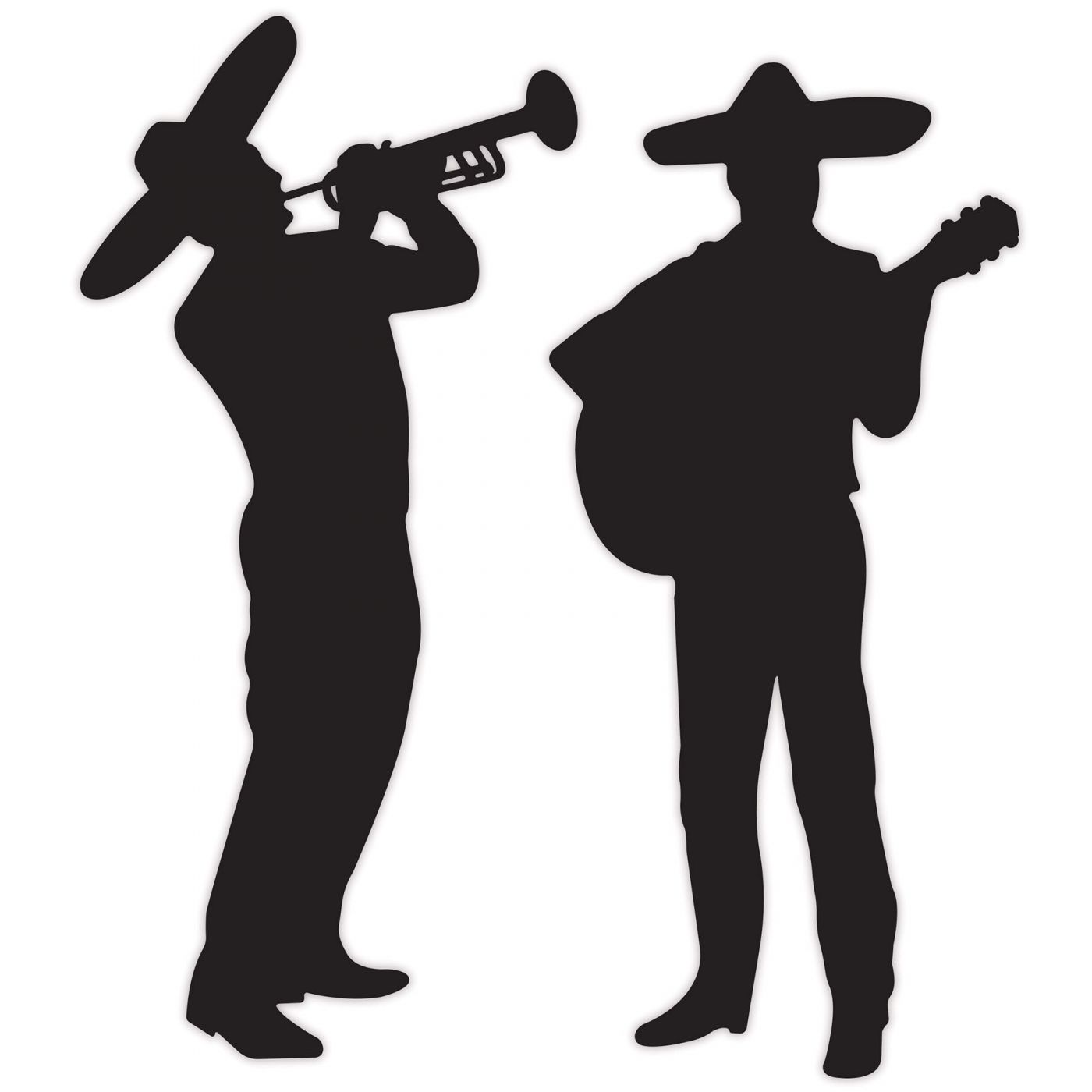 Mariachi Band Silhouettes (12) image