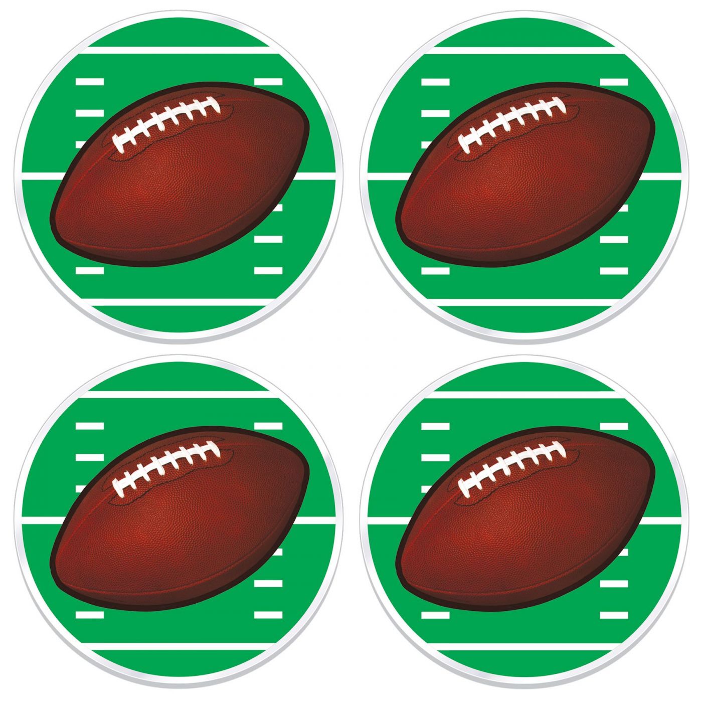 Plastic Football Placemats (12) image