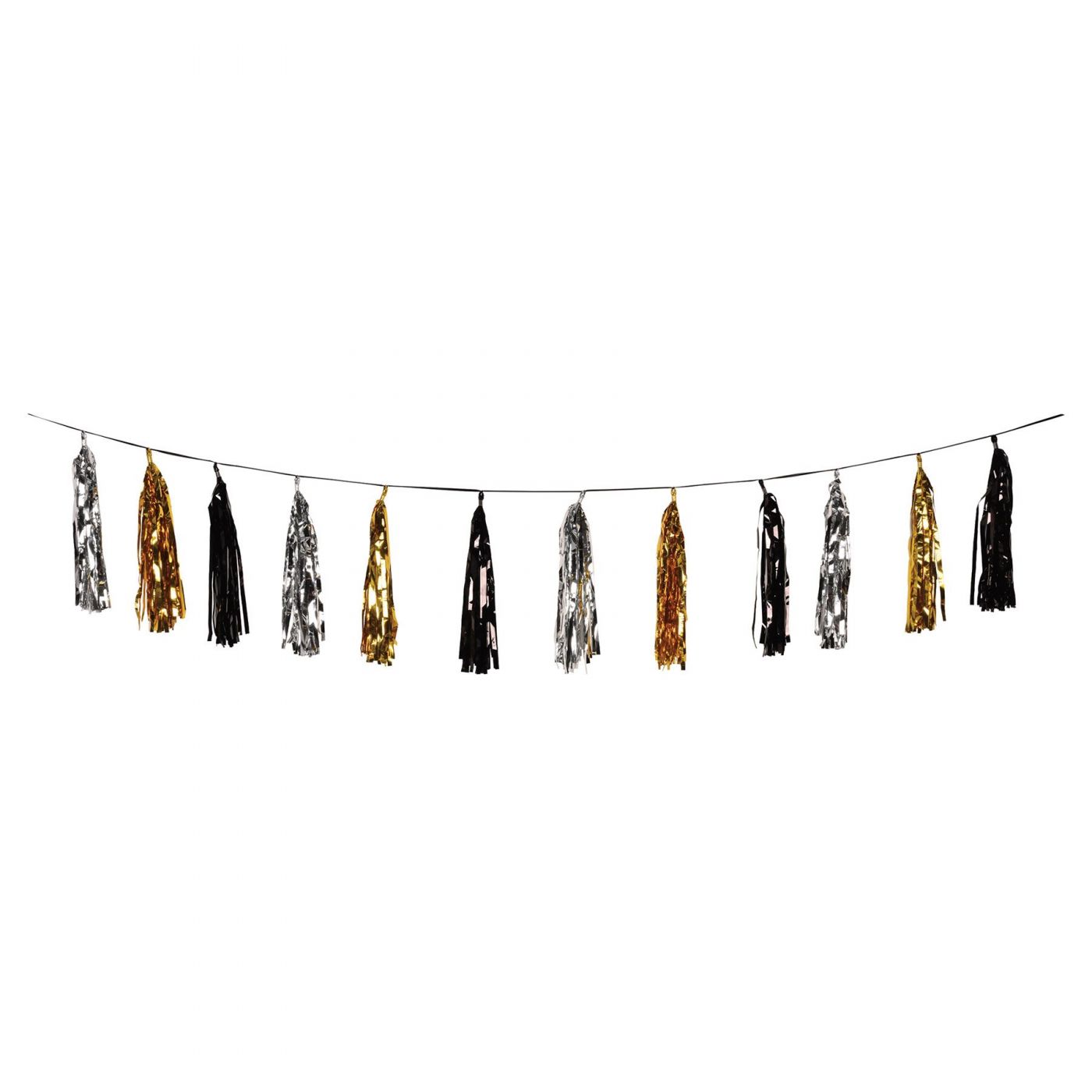 Oversized Metallic Tassel Garland (12) image