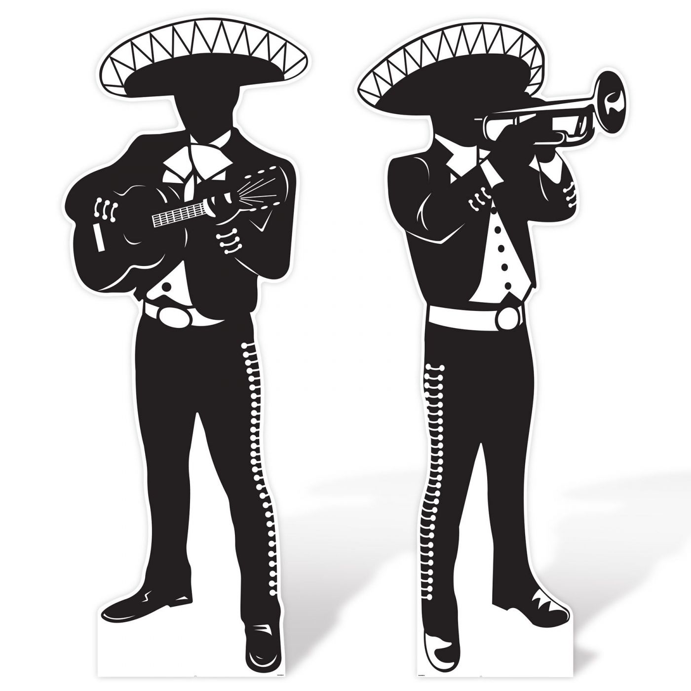 Mariachi Silhouette Stand-Ups (4) image